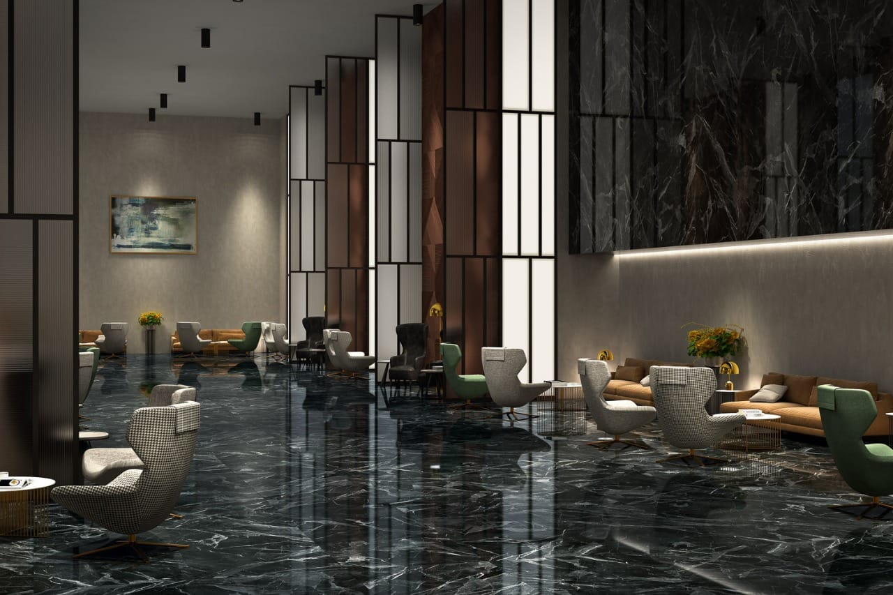 Itone Ceramic premium tile and sanitaryware collection showcased in a modern interior