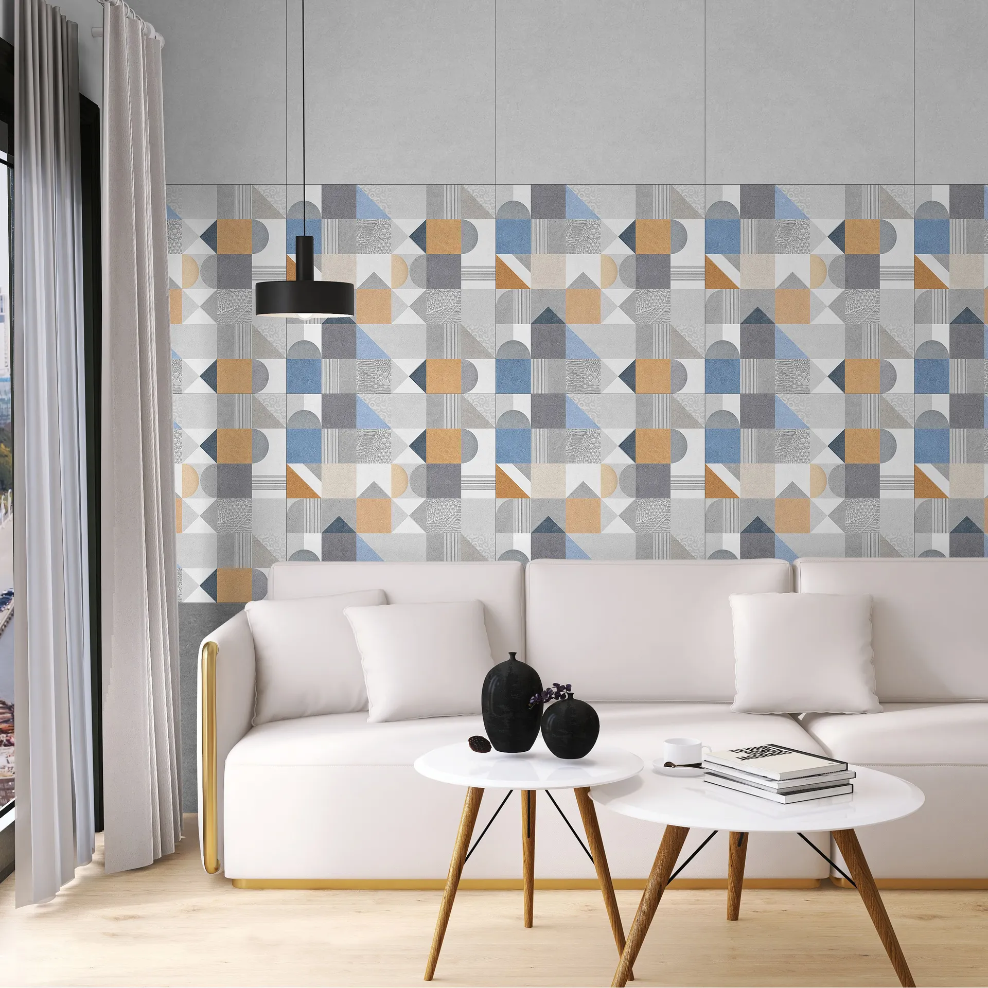 Beautiful ceramic tiles showcase